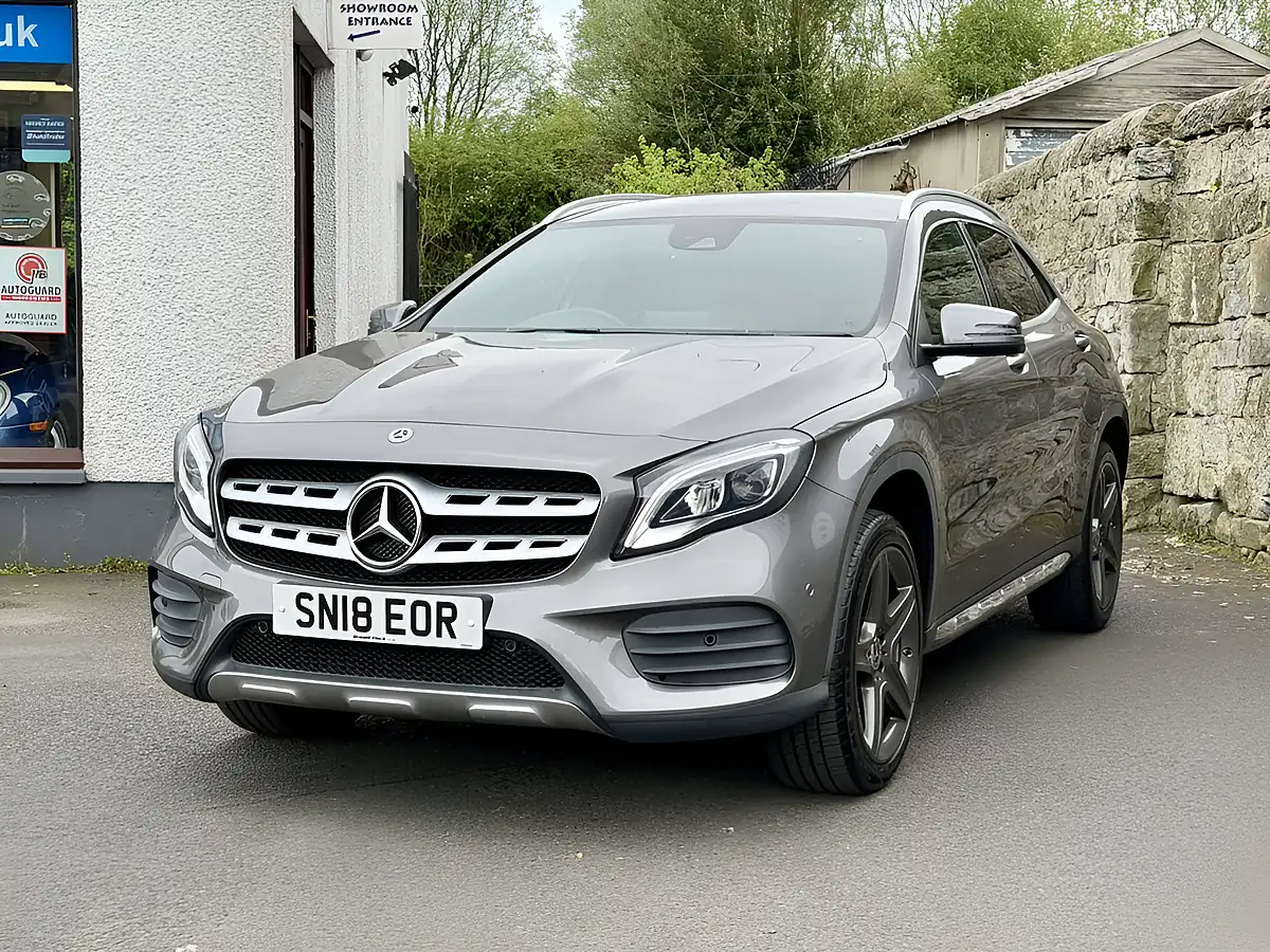 Used 2018 Mercedes-Benz Gla AMG Line Mountain Grey - Interior and Exterior details 11