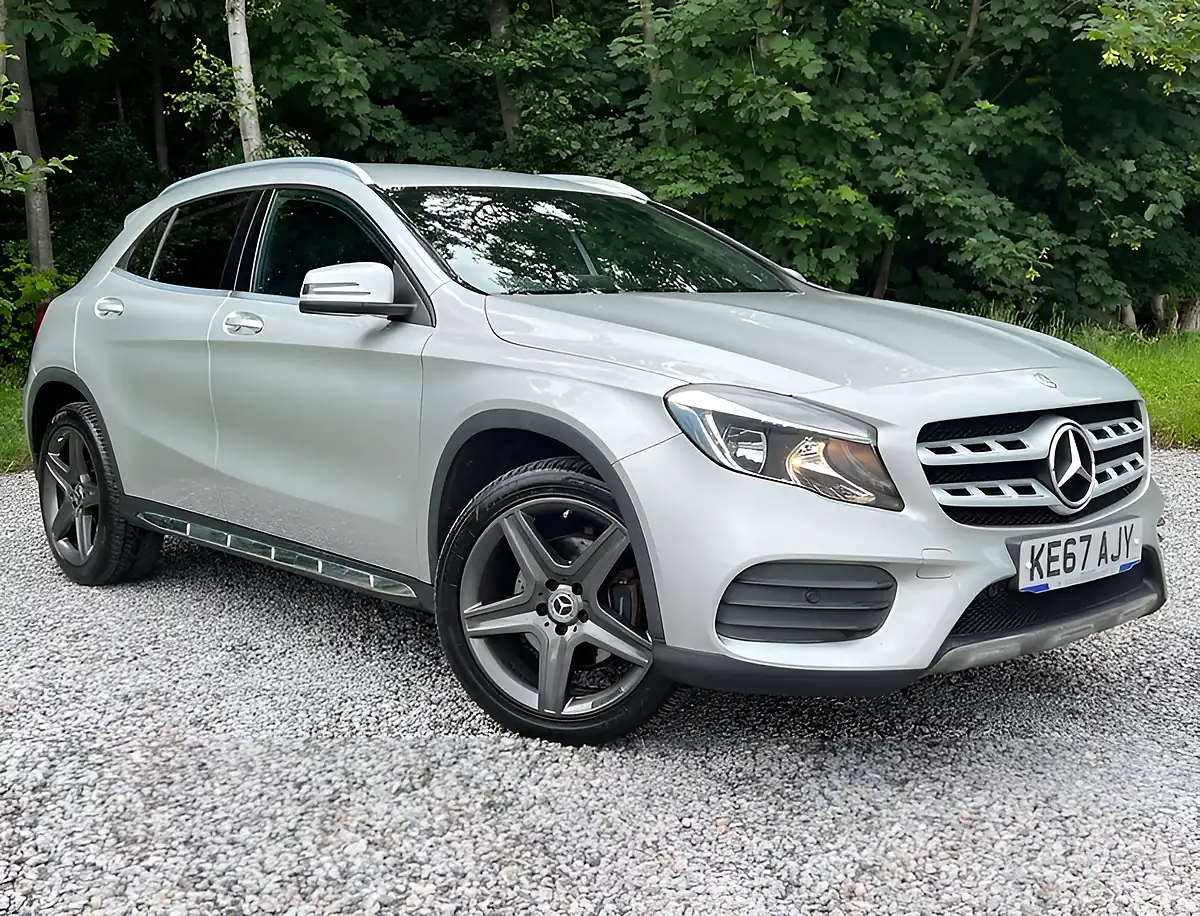 Used 2018 Mercedes-Benz Gla AMG Line Polar Silver - Front View