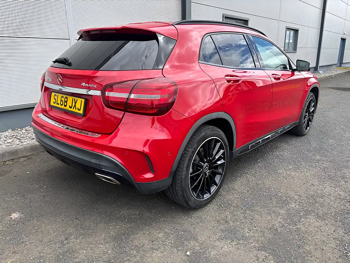 Used 2018 Mercedes-Benz Gla AMG Line (premium Plus) Red - Interior and Exterior details 13