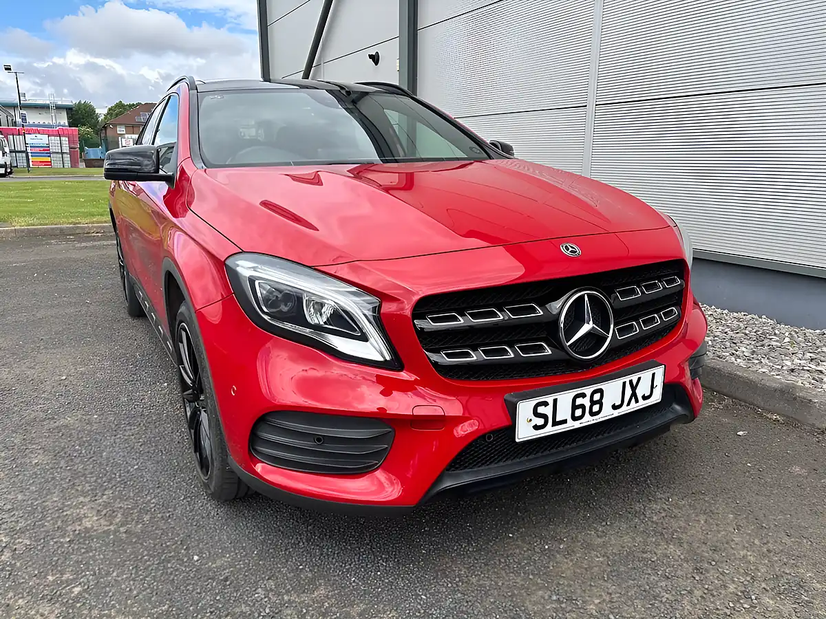 Used 2018 Mercedes-Benz Gla AMG Line (premium Plus) Red - Interior and Exterior details 6