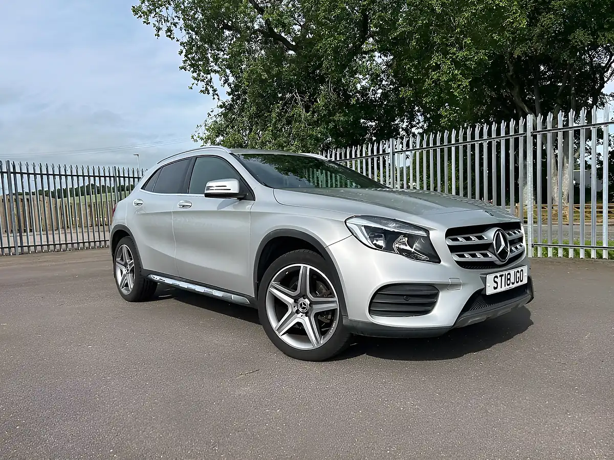 Used 2018 Mercedes-Benz Gla AMG Line Silver - Front View