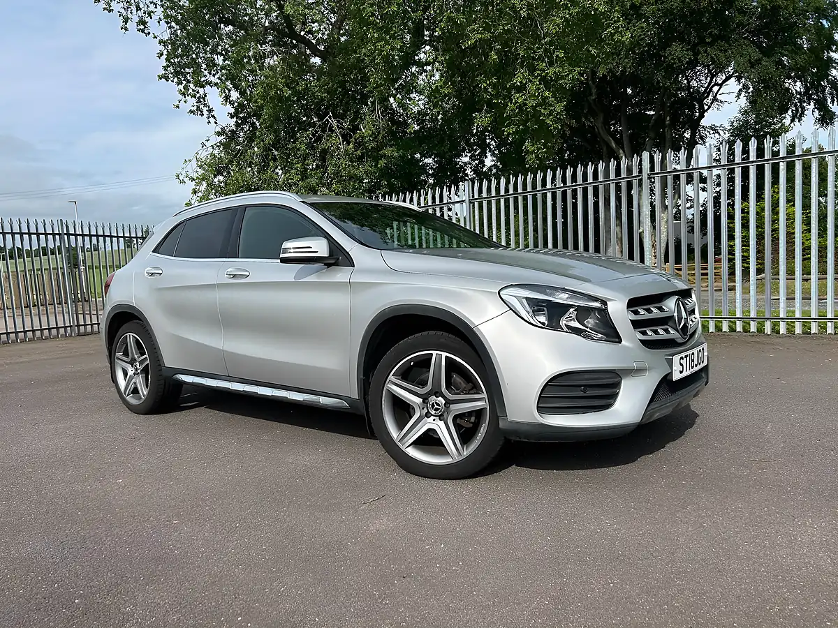 Used 2018 Mercedes-Benz Gla AMG Line Silver - Interior and Exterior details 2