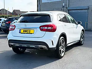 Used 2018 Mercedes-Benz Gla AMG Line White - Interior and Exterior details 11