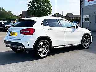 Used 2018 Mercedes-Benz Gla AMG Line White - Interior and Exterior details 12