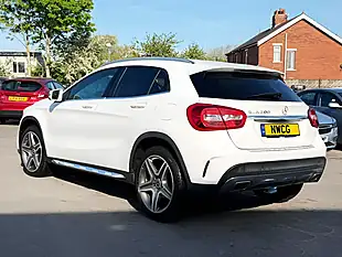 Used 2018 Mercedes-Benz Gla AMG Line White - Interior and Exterior details 8