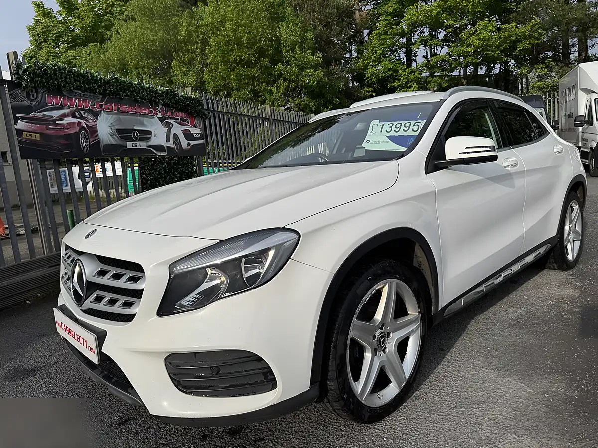 Used 2018 Mercedes-Benz Gla AMG Line White - Interior and Exterior details 12