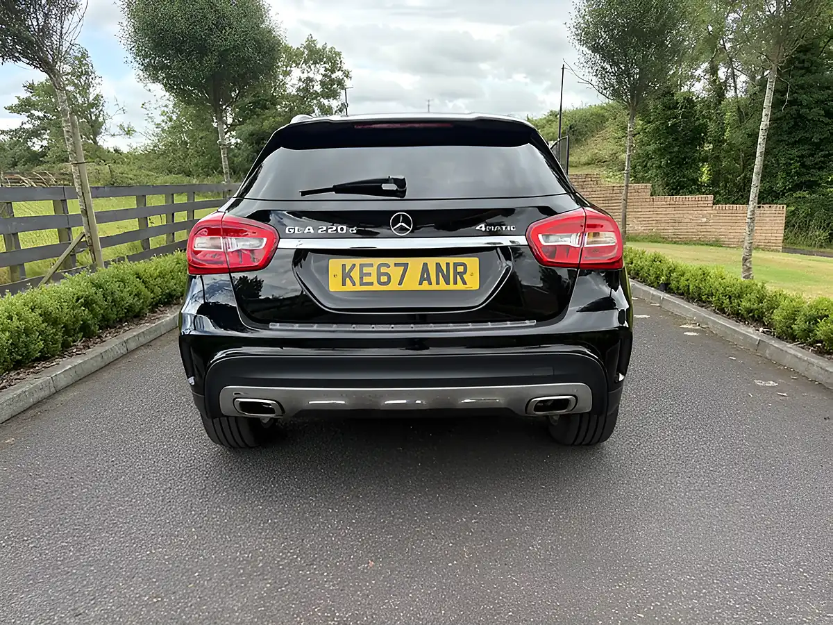 Used 2018 Mercedes-Benz Gla Class AMG Line Obsidian Black - Interior and Exterior details 11