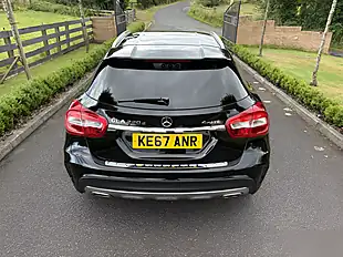 Used 2018 Mercedes-Benz Gla Class AMG Line Obsidian Black - Interior and Exterior details 12
