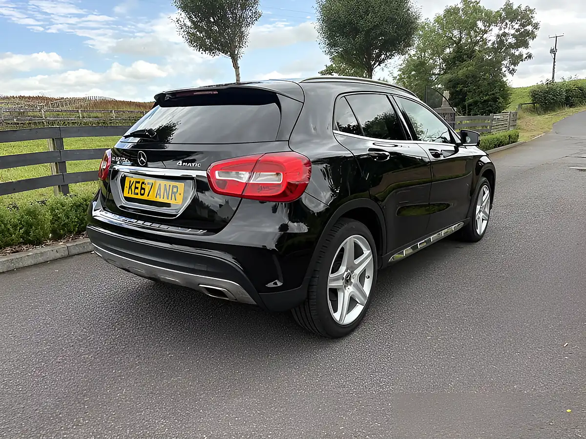 Used 2018 Mercedes-Benz Gla Class AMG Line Obsidian Black - Interior and Exterior details 13