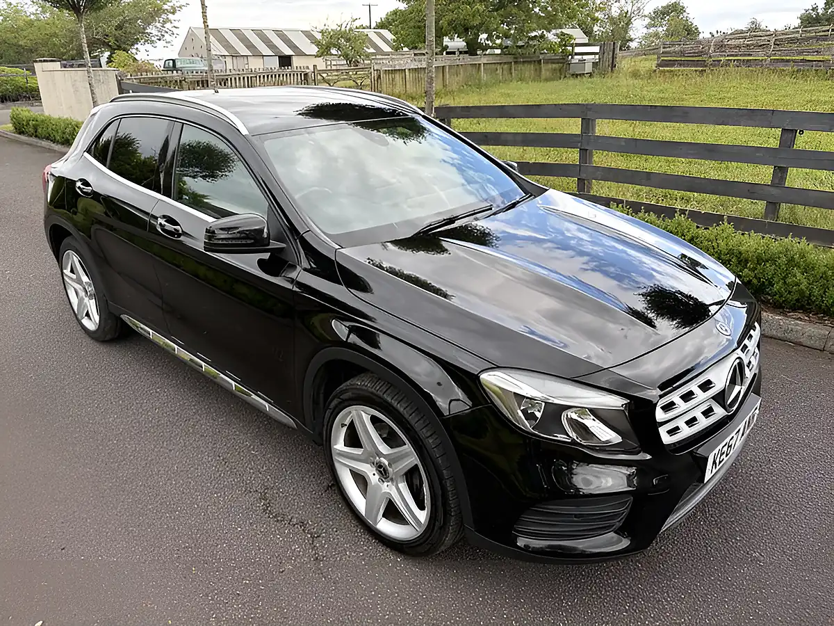 Used 2018 Mercedes-Benz Gla Class AMG Line Obsidian Black - Interior and Exterior details 4