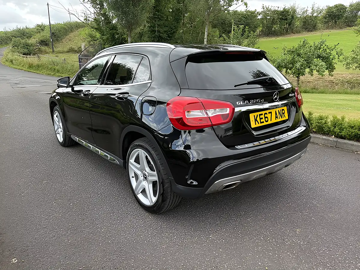 Used 2018 Mercedes-Benz Gla Class AMG Line Obsidian Black - Interior and Exterior details 9