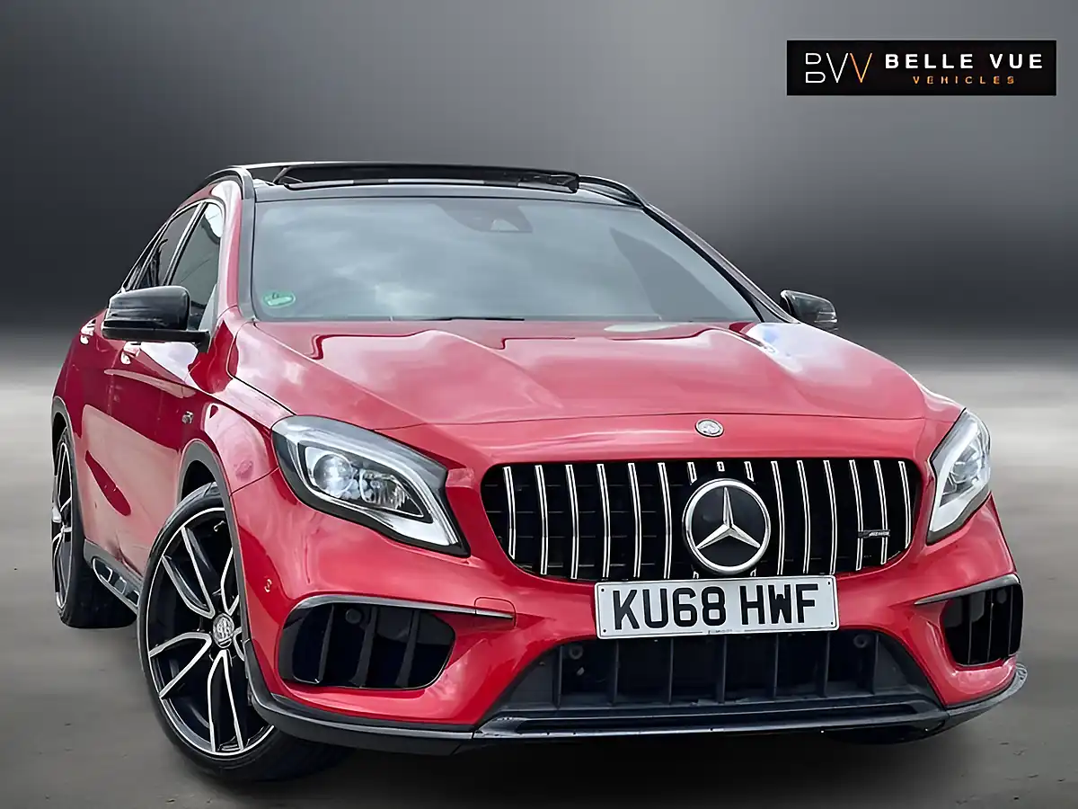 Used 2018 Mercedes-Benz Gla Premium Jupiter Red - Front View