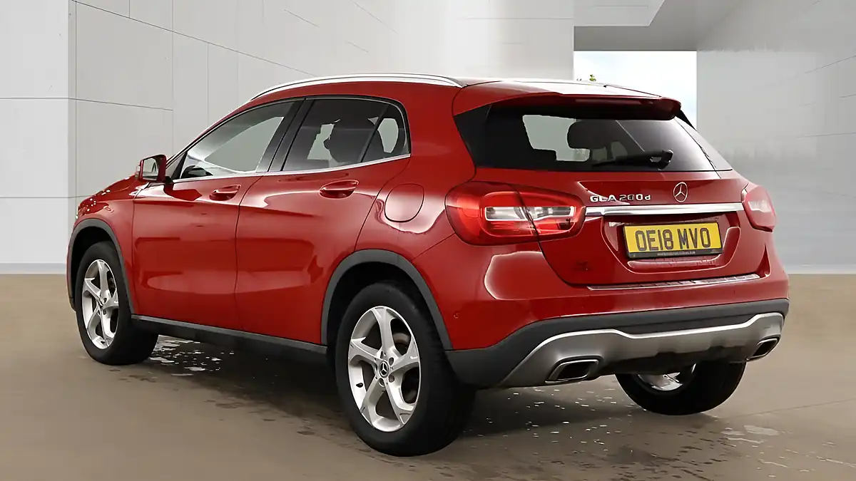 Used 2018 Mercedes-Benz Gla Sport Executive Red - Interior and Exterior details 19