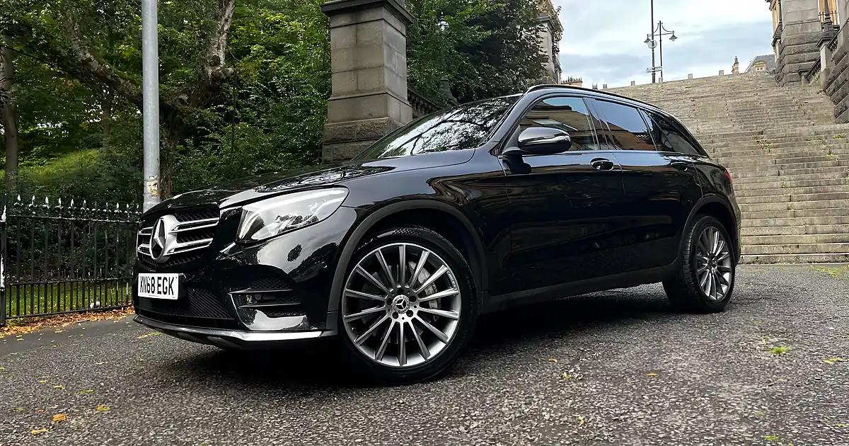 Used 2018 Mercedes-Benz Glc AMG Line Black - Front View