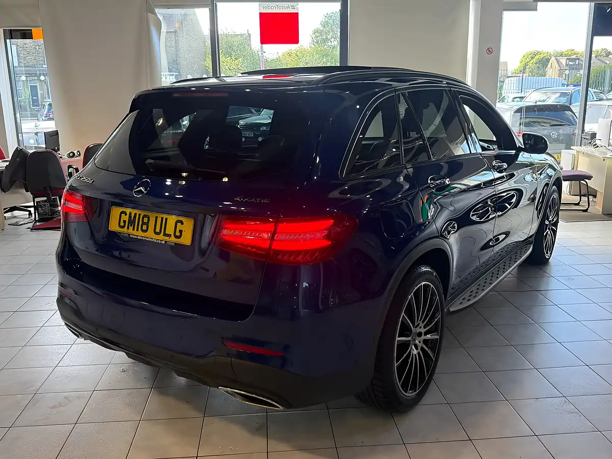 Used 2018 Mercedes-Benz Glc AMG Line Blue - Interior and Exterior details 10