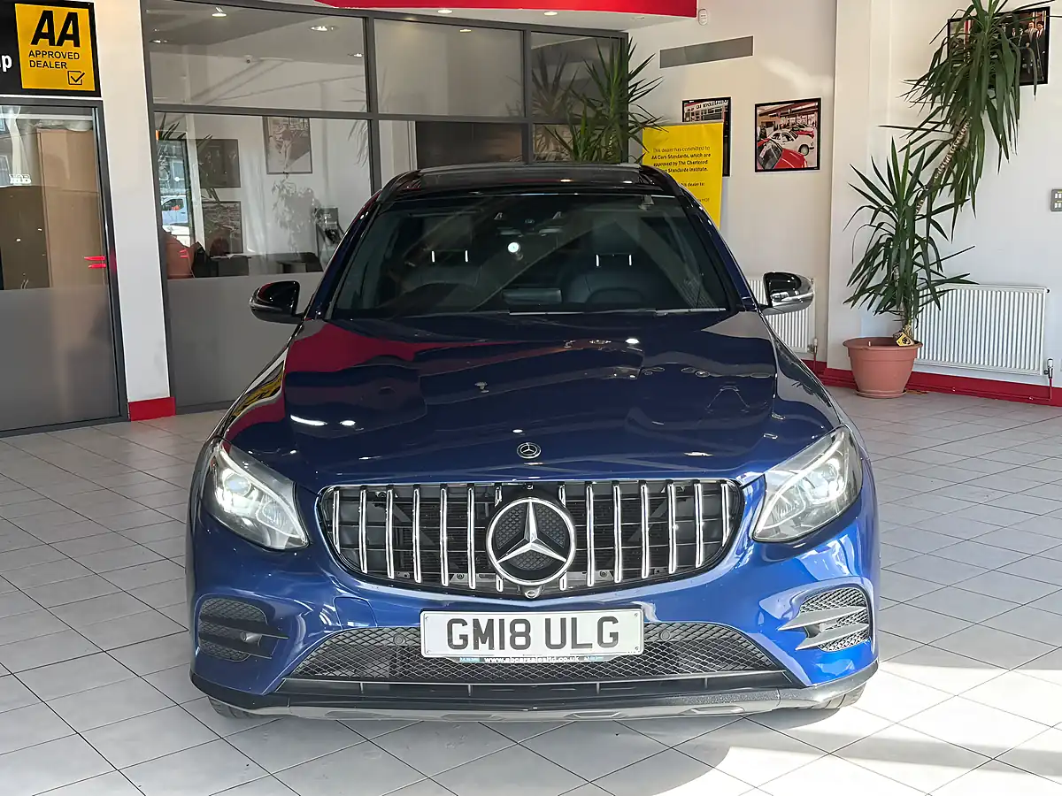 Used 2018 Mercedes-Benz Glc AMG Line Blue - Interior and Exterior details 3