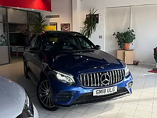 Used 2018 Mercedes-Benz Glc AMG Line Blue - Interior and Exterior details 5