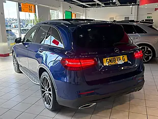 Used 2018 Mercedes-Benz Glc AMG Line Blue - Interior and Exterior details 6