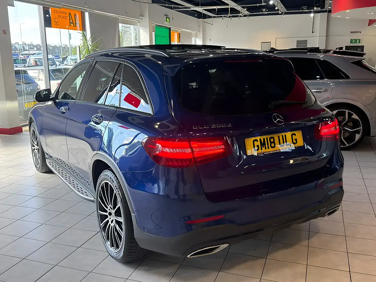 Used 2018 Mercedes-Benz Glc AMG Line Blue - Interior and Exterior details 6