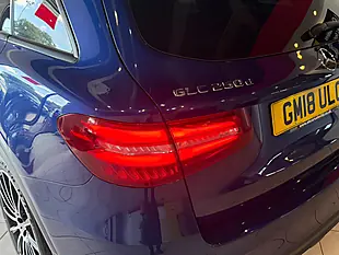 Used 2018 Mercedes-Benz Glc AMG Line Blue - Interior and Exterior details 7