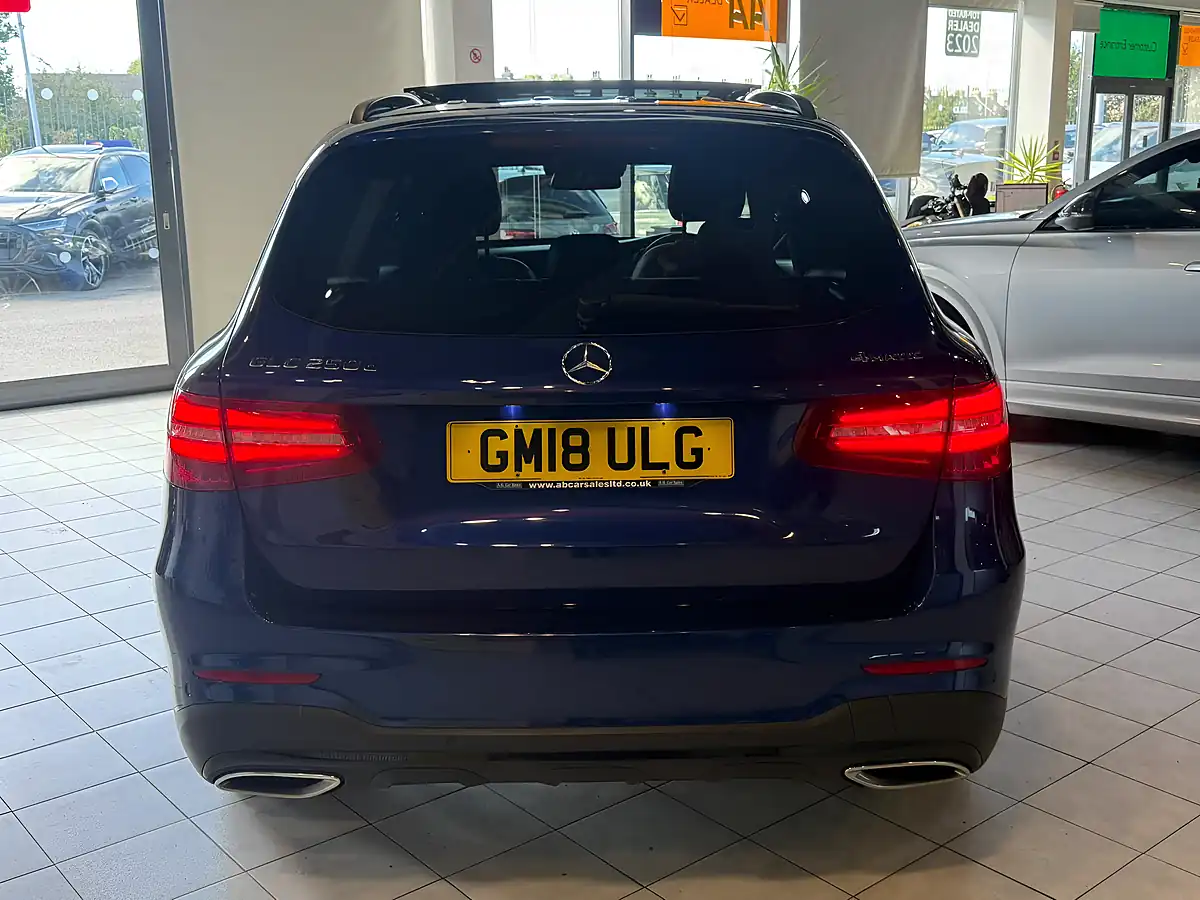 Used 2018 Mercedes-Benz Glc AMG Line Blue - Interior and Exterior details 8