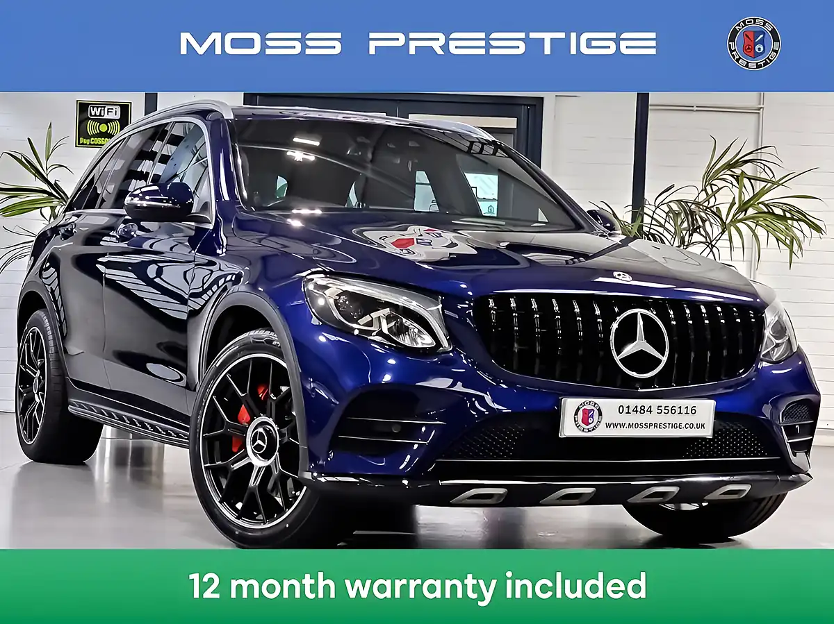 Used 2018 Mercedes-Benz Glc AMG Line Cavansite Blue - Front View