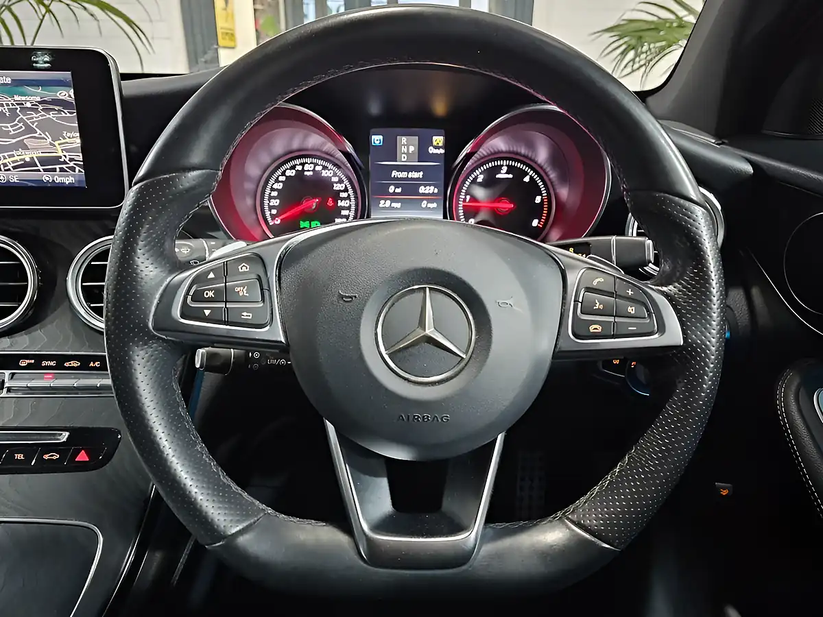 Used 2018 Mercedes-Benz Glc AMG Line Cavansite Blue - Interior and Exterior details 14