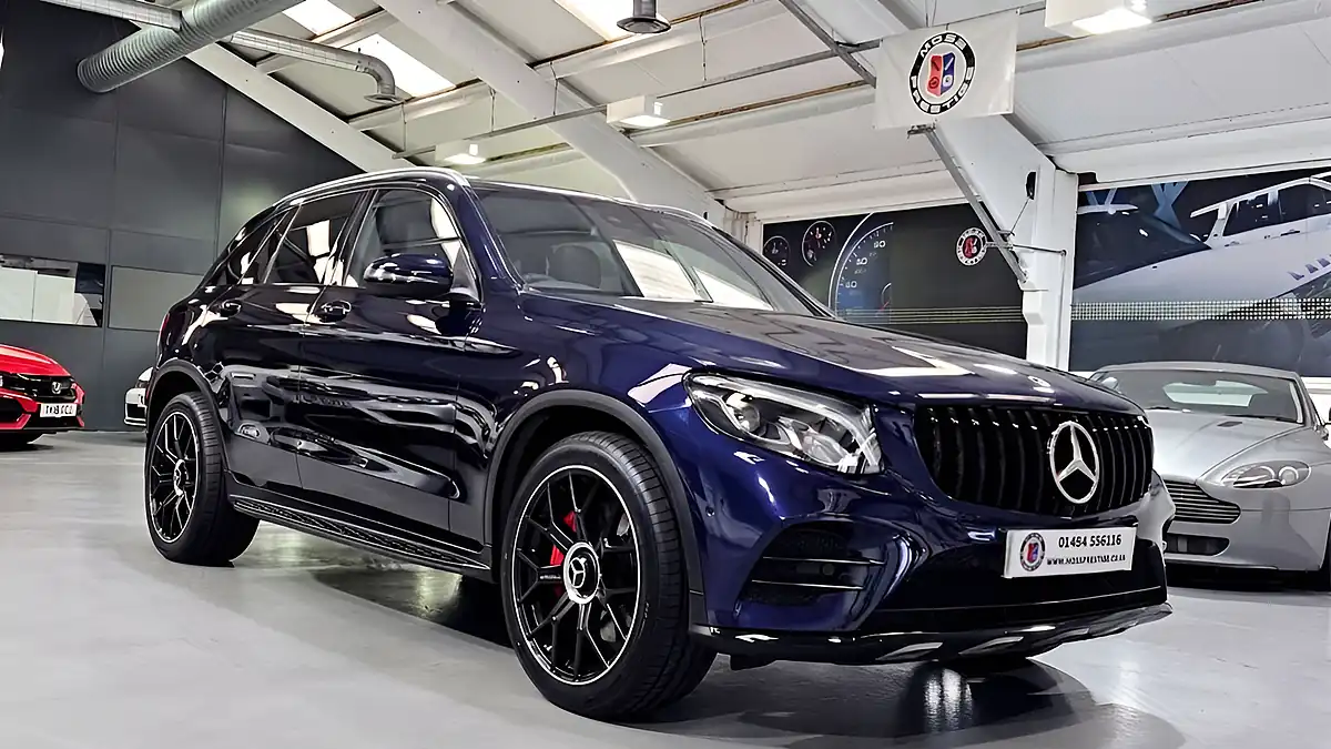 Used 2018 Mercedes-Benz Glc AMG Line Cavansite Blue - Interior and Exterior details 7
