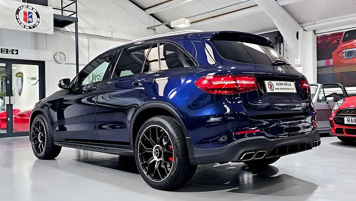 Used 2018 Mercedes-Benz Glc AMG Line Cavansite Blue - Interior and Exterior details 8