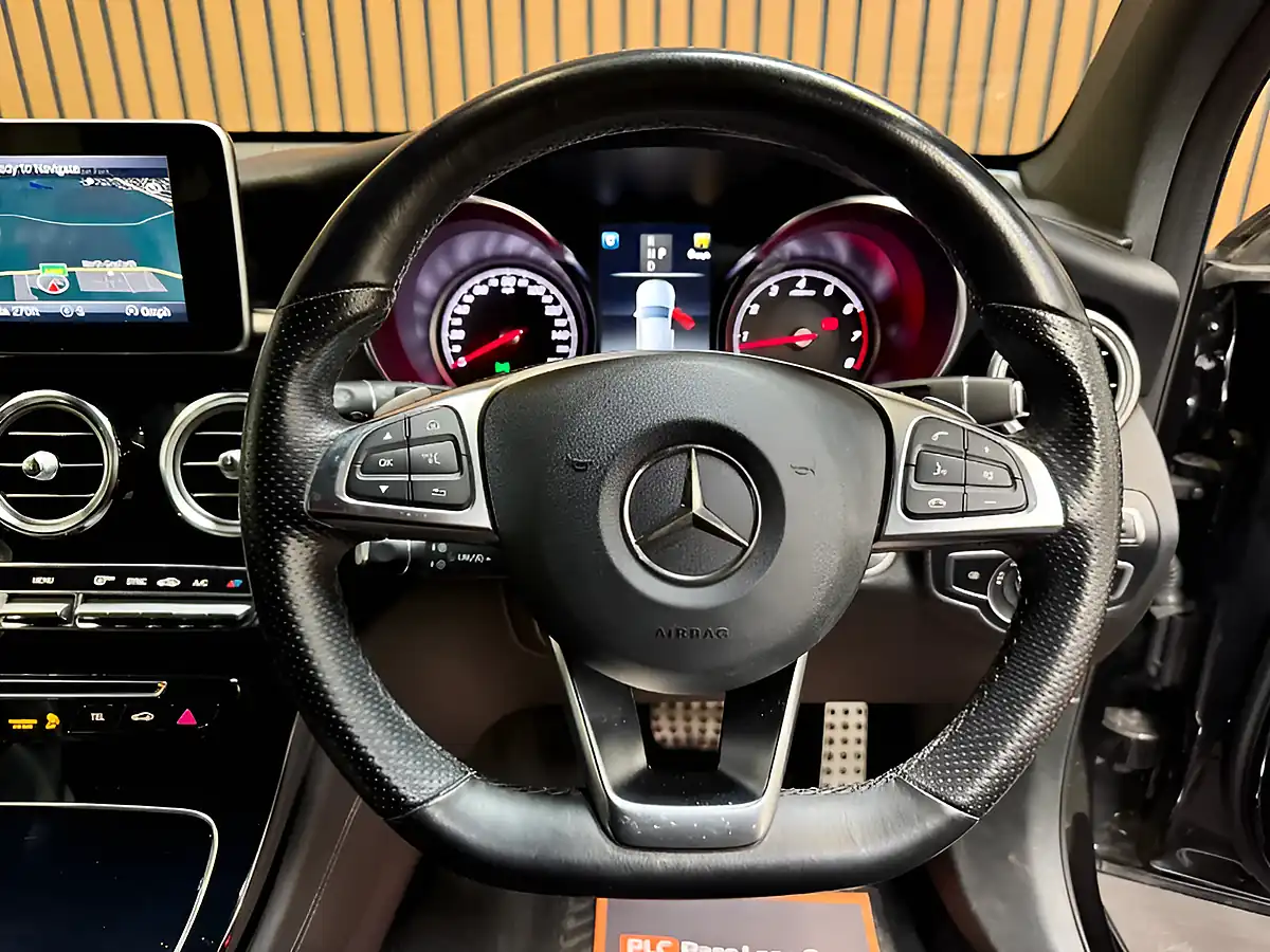 Used 2018 Mercedes-Benz Glc AMG Line Obsidian Black Metallic - Interior and Exterior details 10