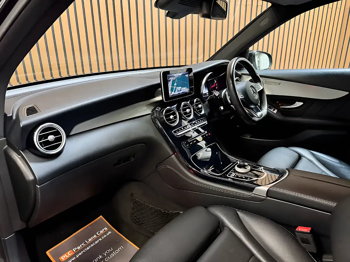Used 2018 Mercedes-Benz Glc AMG Line Obsidian Black Metallic - Interior and Exterior details 14