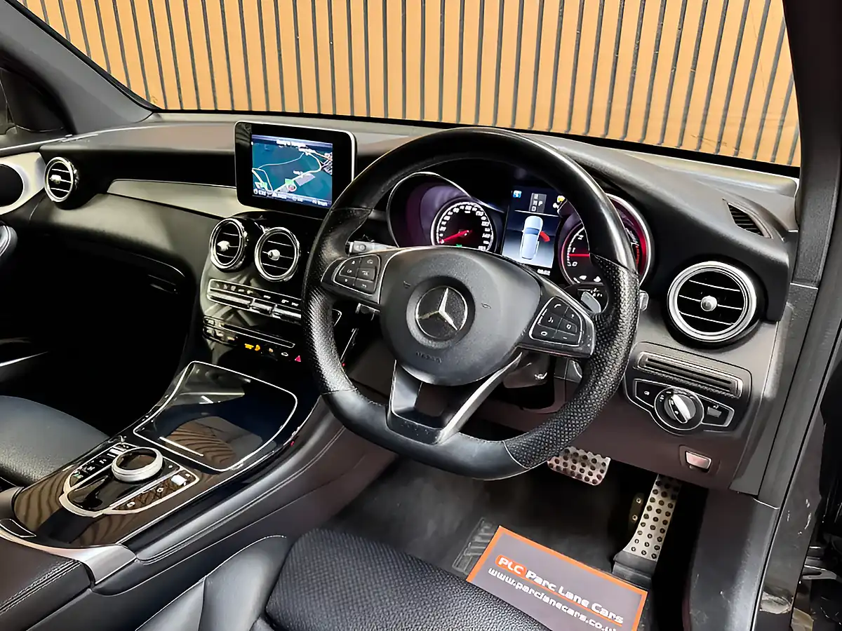 Used 2018 Mercedes-Benz Glc AMG Line Obsidian Black Metallic - Interior and Exterior details 9