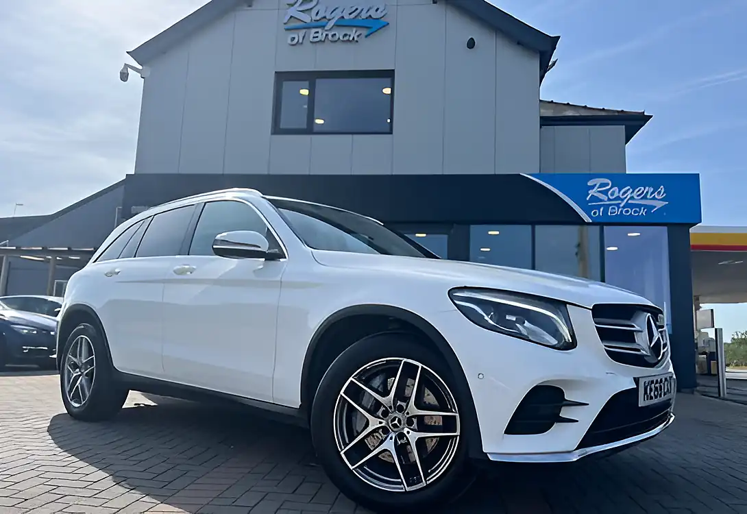 Used 2018 Mercedes-Benz Glc AMG Line Polar White Gloss - Interior and Exterior details 2