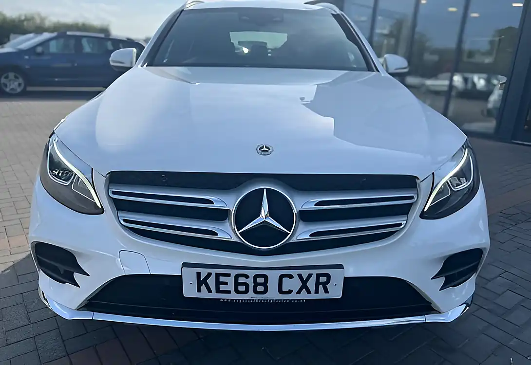 Used 2018 Mercedes-Benz Glc AMG Line Polar White Gloss - Interior and Exterior details 4