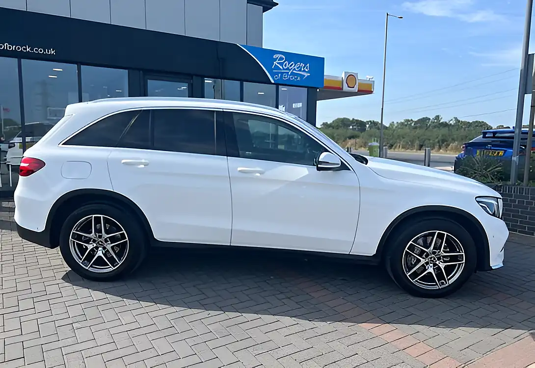 Used 2018 Mercedes-Benz Glc AMG Line Polar White Gloss - Interior and Exterior details 8