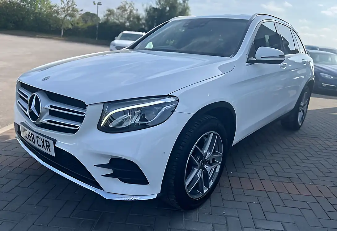 Used 2018 Mercedes-Benz Glc AMG Line Polar White Gloss - Interior and Exterior details 9