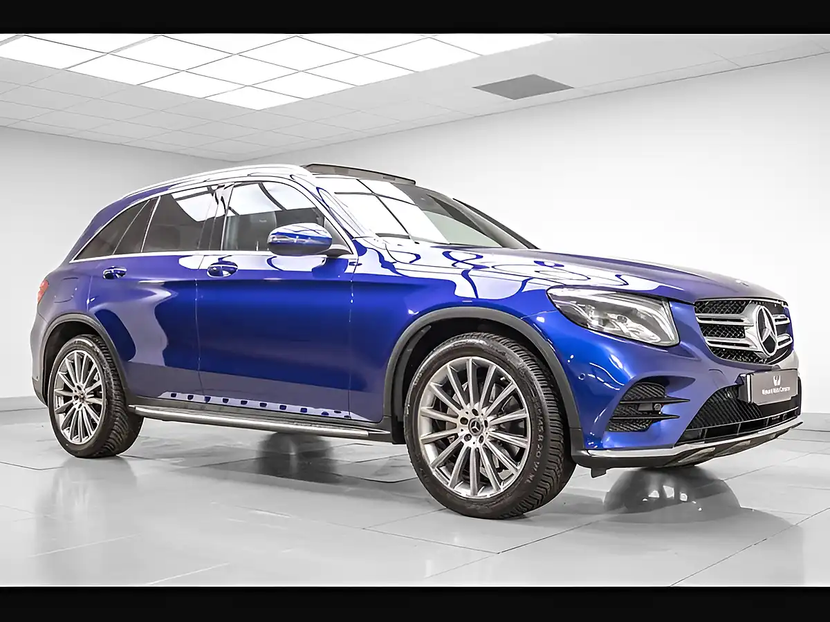 Used 2018 Mercedes-Benz Glc AMG Line (premium) Blue - Interior and Exterior details 8