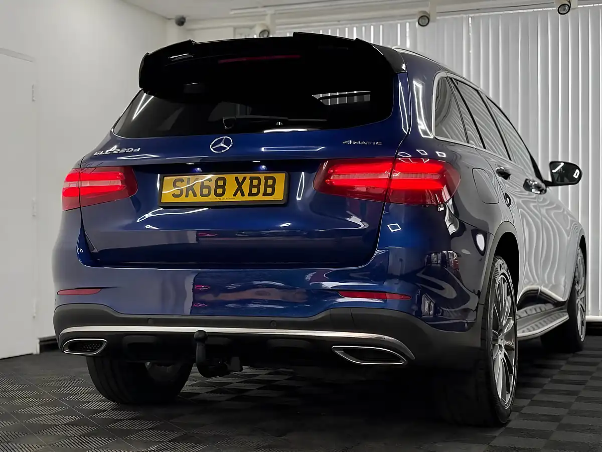Used 2018 Mercedes-Benz Glc AMG Line Premium Blue - Interior and Exterior details 10