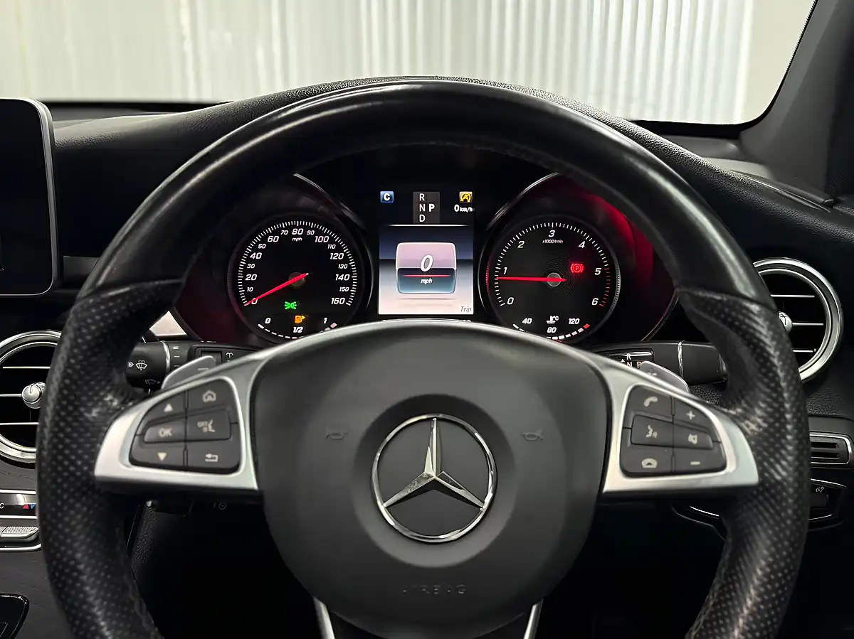 Used 2018 Mercedes-Benz Glc AMG Line Premium Blue - Interior and Exterior details 15