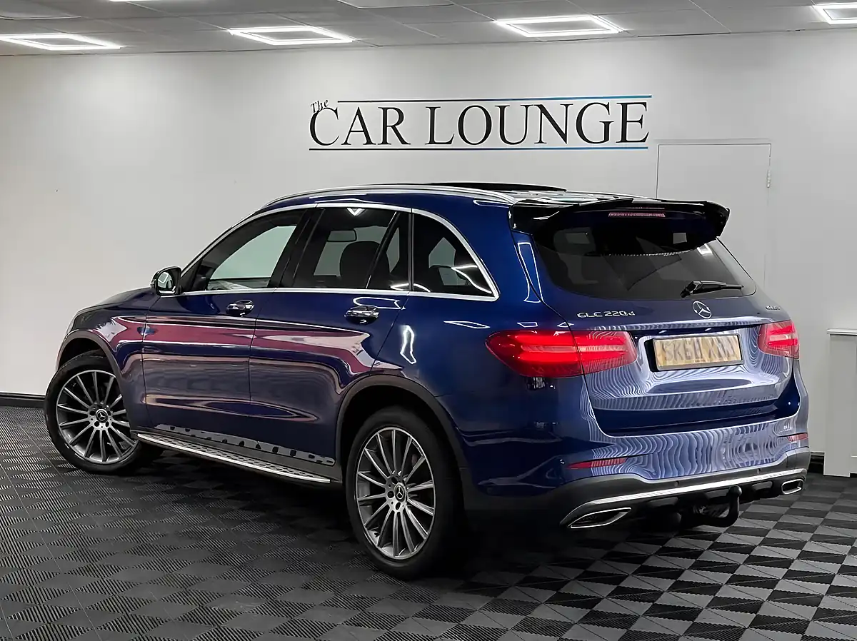 Used 2018 Mercedes-Benz Glc AMG Line Premium Blue - Interior and Exterior details 3