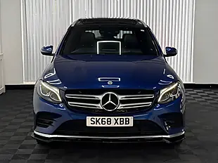 Used 2018 Mercedes-Benz Glc AMG Line Premium Blue - Interior and Exterior details 7