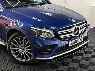 Used 2018 Mercedes-Benz Glc AMG Line Premium Blue - Interior and Exterior details 8