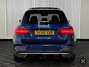 Used 2018 Mercedes-Benz Glc AMG Line Premium Blue - Interior and Exterior details 9