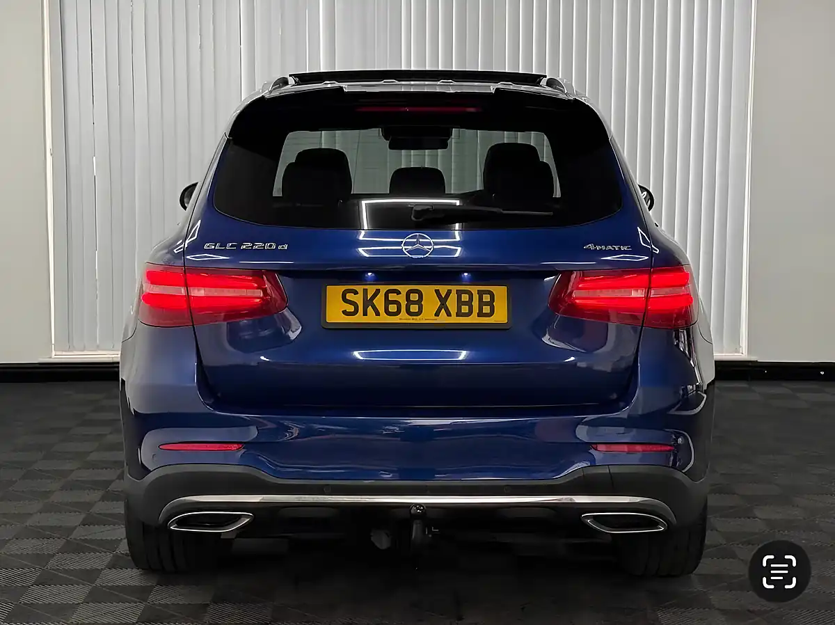 Used 2018 Mercedes-Benz Glc AMG Line Premium Blue - Interior and Exterior details 9