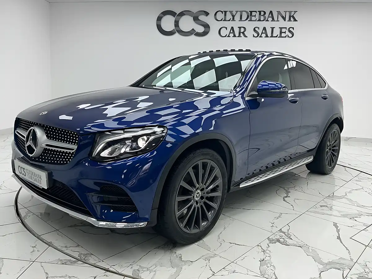 Used 2018 Mercedes-Benz Glc AMG Line Premium Brilliant Blue - Interior and Exterior details 7