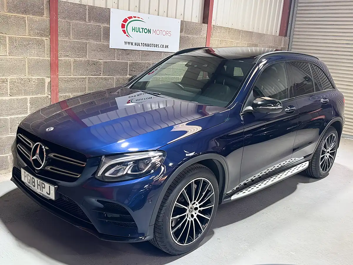 Used 2018 Mercedes-Benz Glc AMG Line Premium Plus Blue - Interior and Exterior details 2