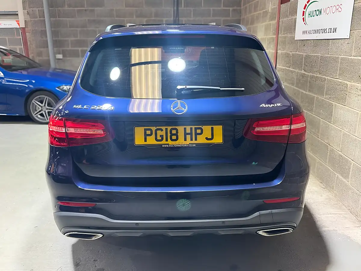 Used 2018 Mercedes-Benz Glc AMG Line Premium Plus Blue - Interior and Exterior details 3