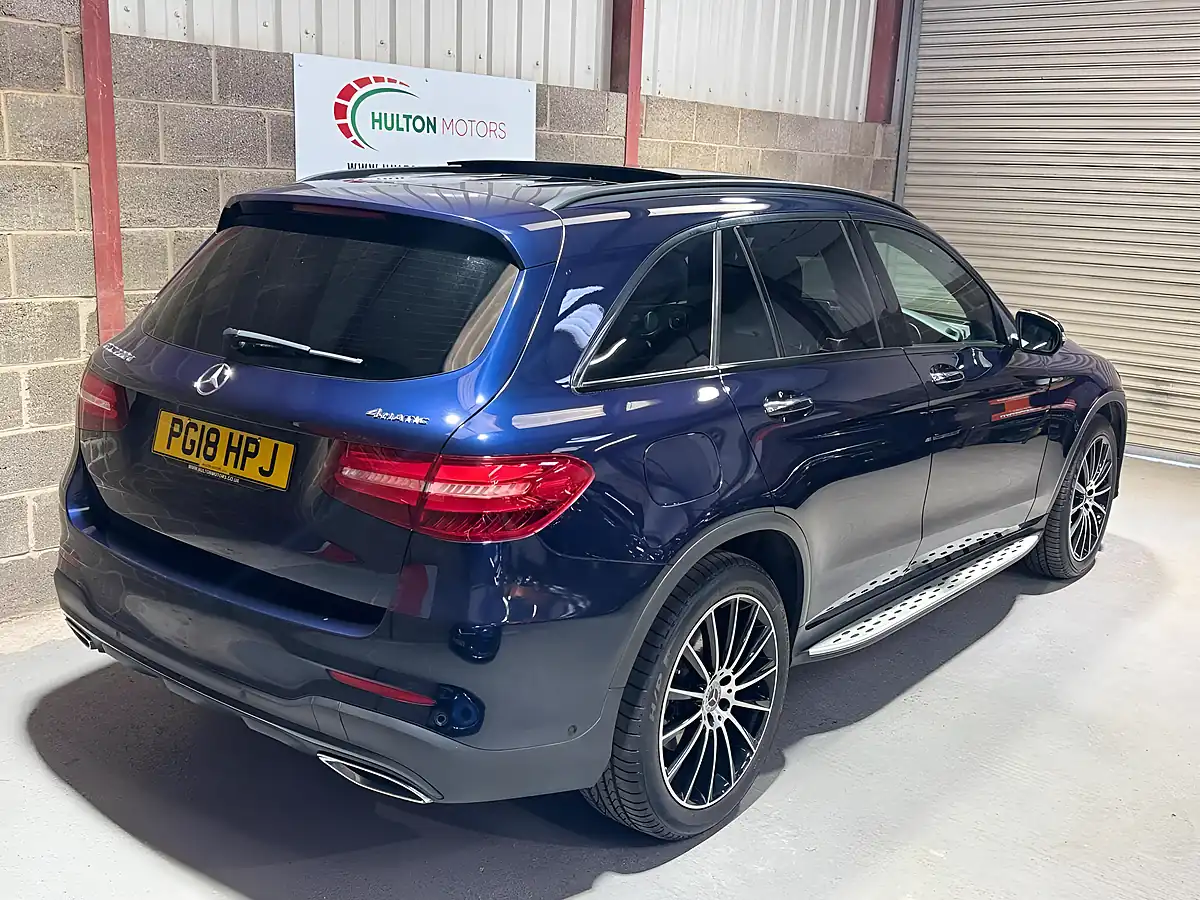 Used 2018 Mercedes-Benz Glc AMG Line Premium Plus Blue - Interior and Exterior details 7