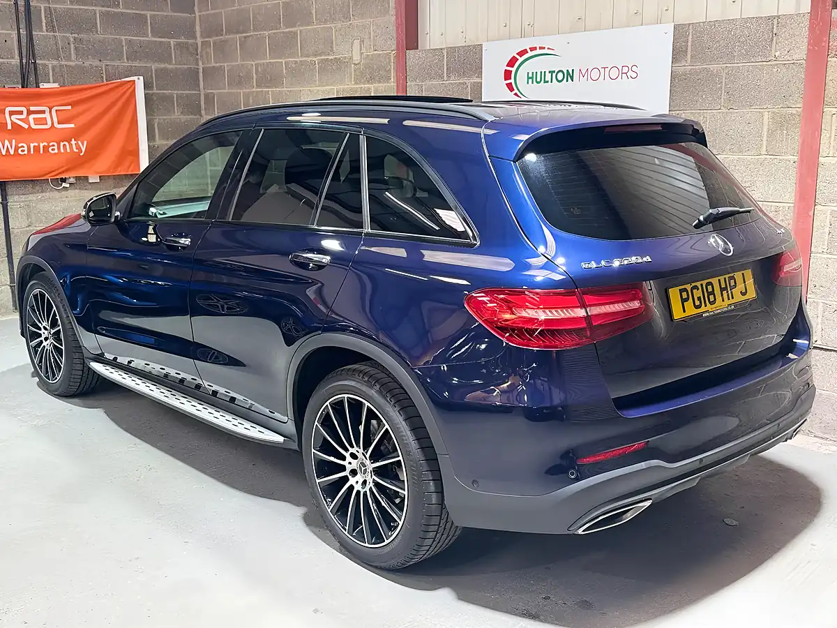 Used 2018 Mercedes-Benz Glc AMG Line Premium Plus Blue - Interior and Exterior details 8