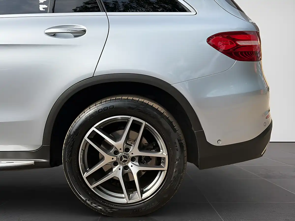 Used 2018 Mercedes-Benz Glc AMG Line Silver - Interior and Exterior details 14